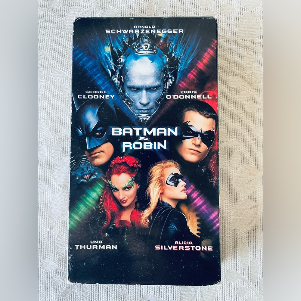 Batman & Robin VHS movie Arnold Schwarzenegger